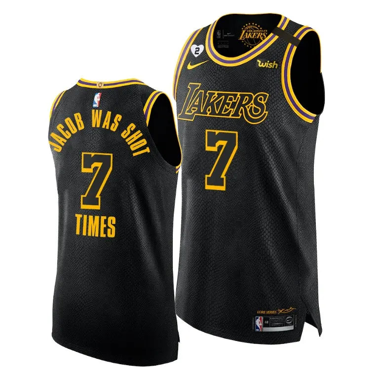 nike Lakers Black Snakeskin Jersey