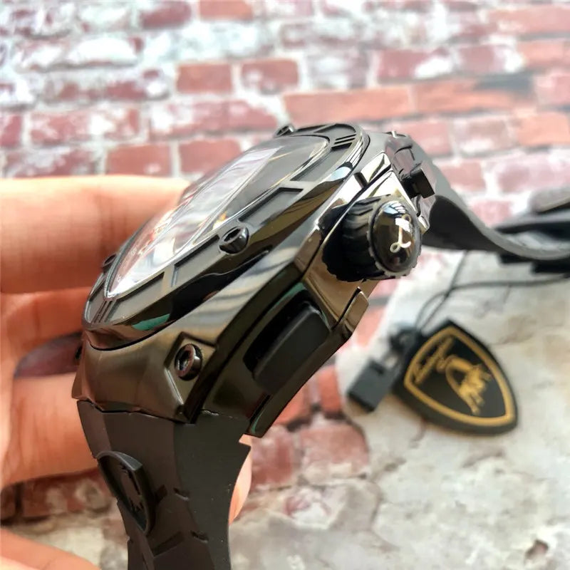 Lamborghini Black Chronograph - Hình 3