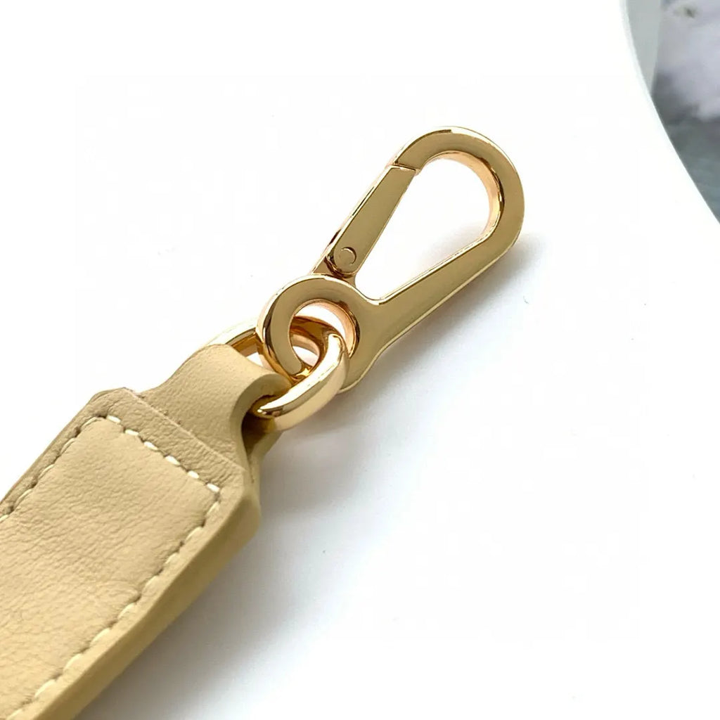 Loewe Mustard Leather Bag Strap - Hình 8