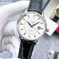 Longines Diamond Dial Leather Watch