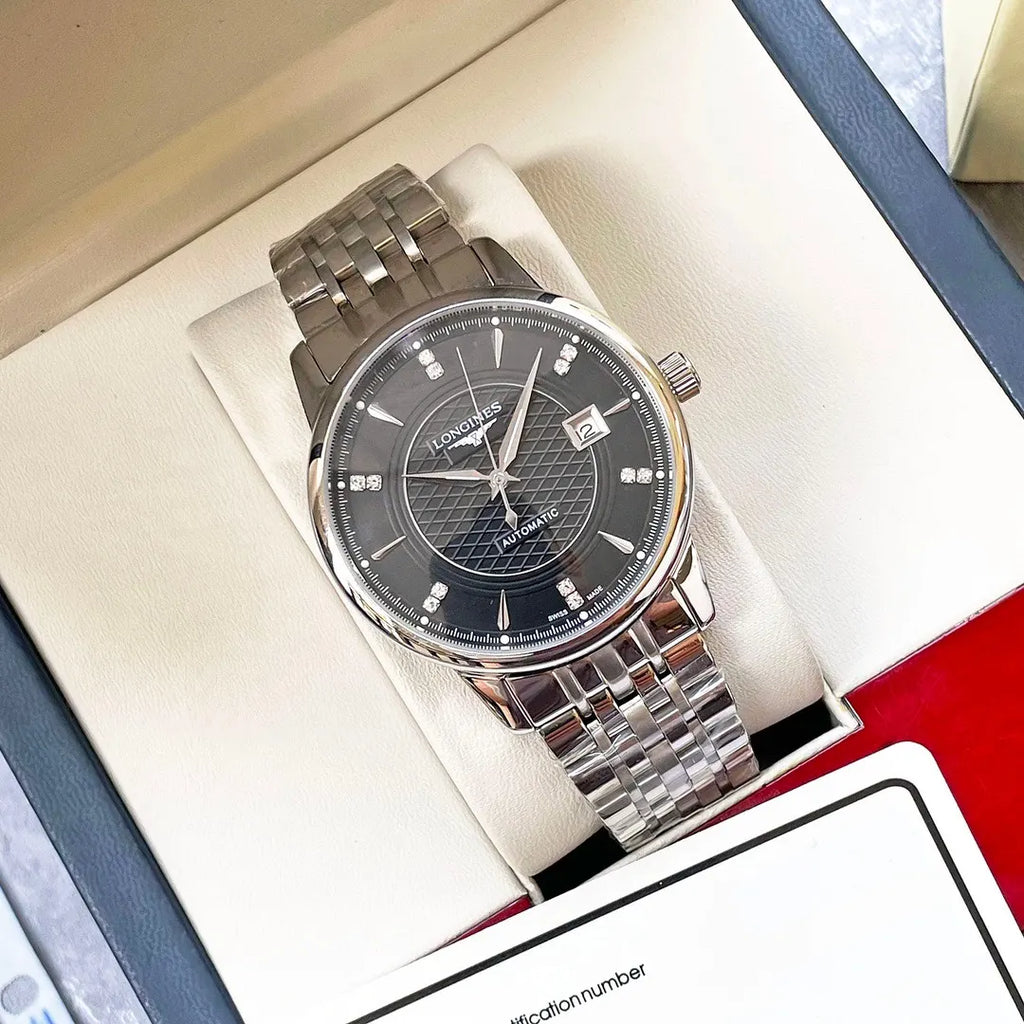 Longines Diamond Black Dial