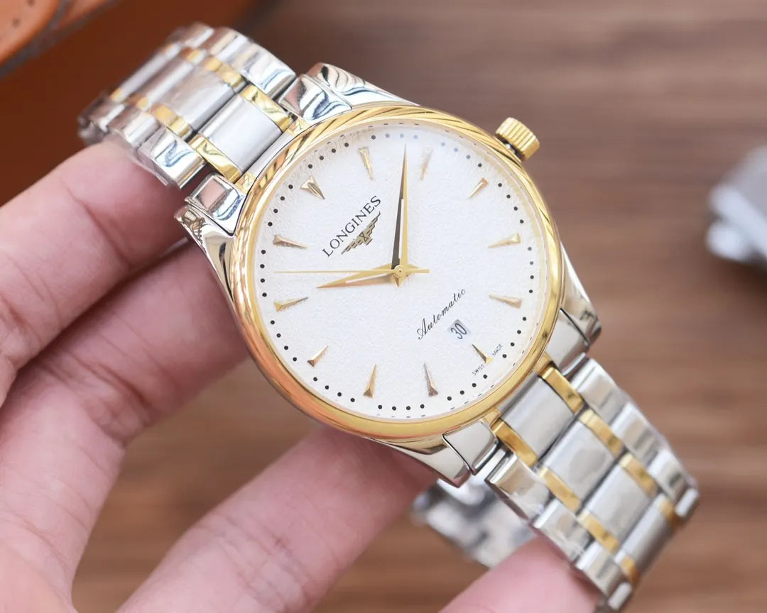 Longines Two-Tone White Dial - Hình 3