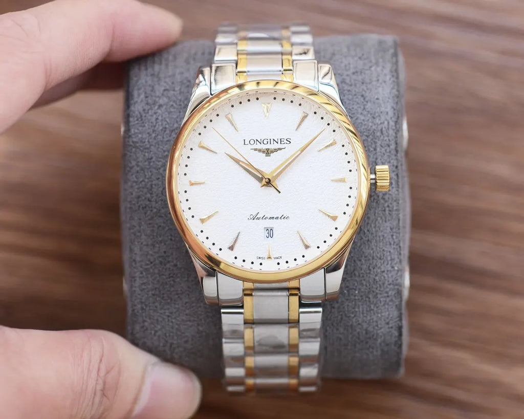 Longines Two-Tone White Dial