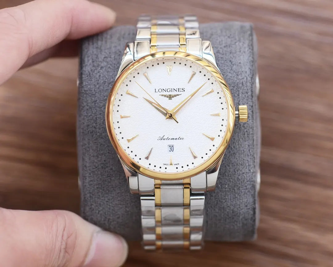 Longines Two-Tone White Dial