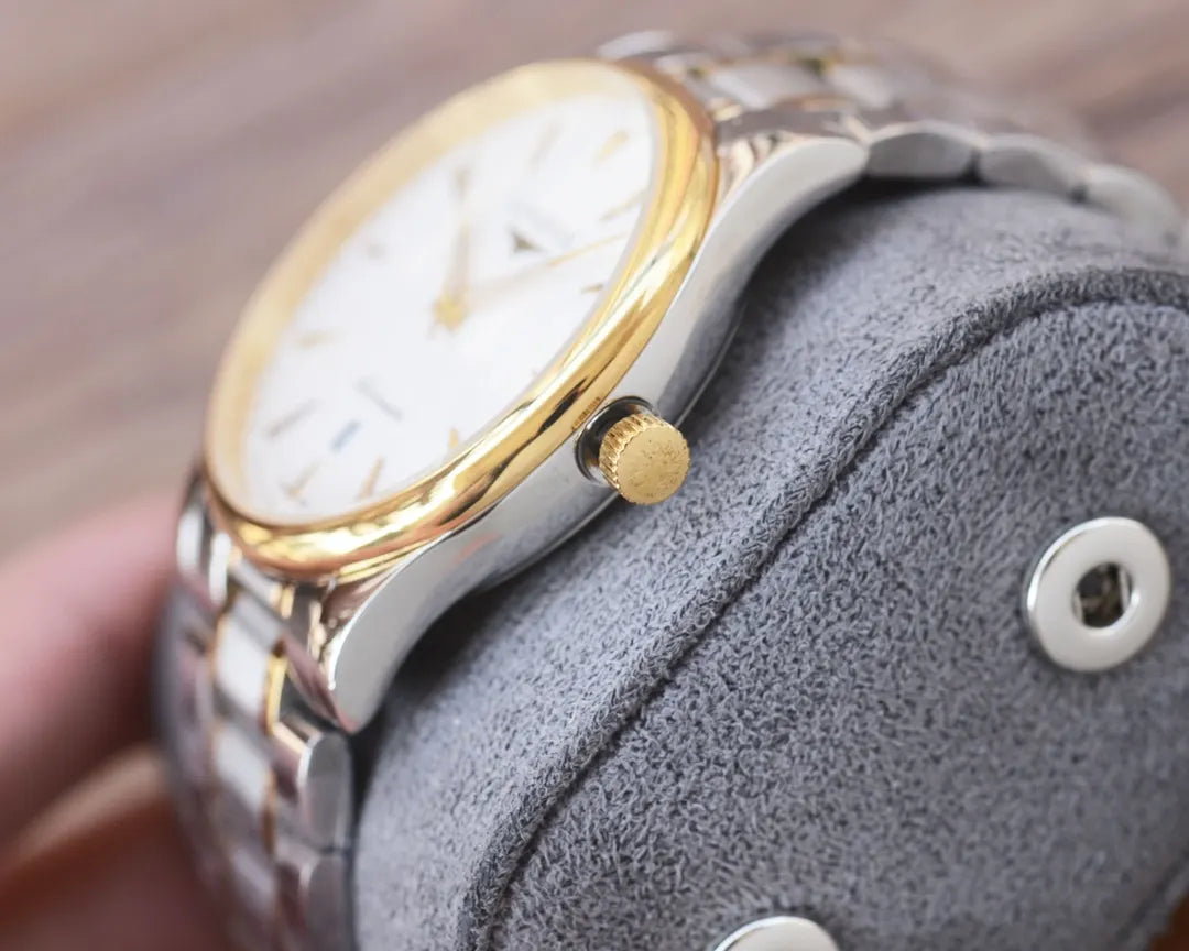 Longines Two-Tone White Dial - Hình 2