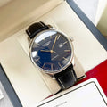 Longines Black Dial Leather