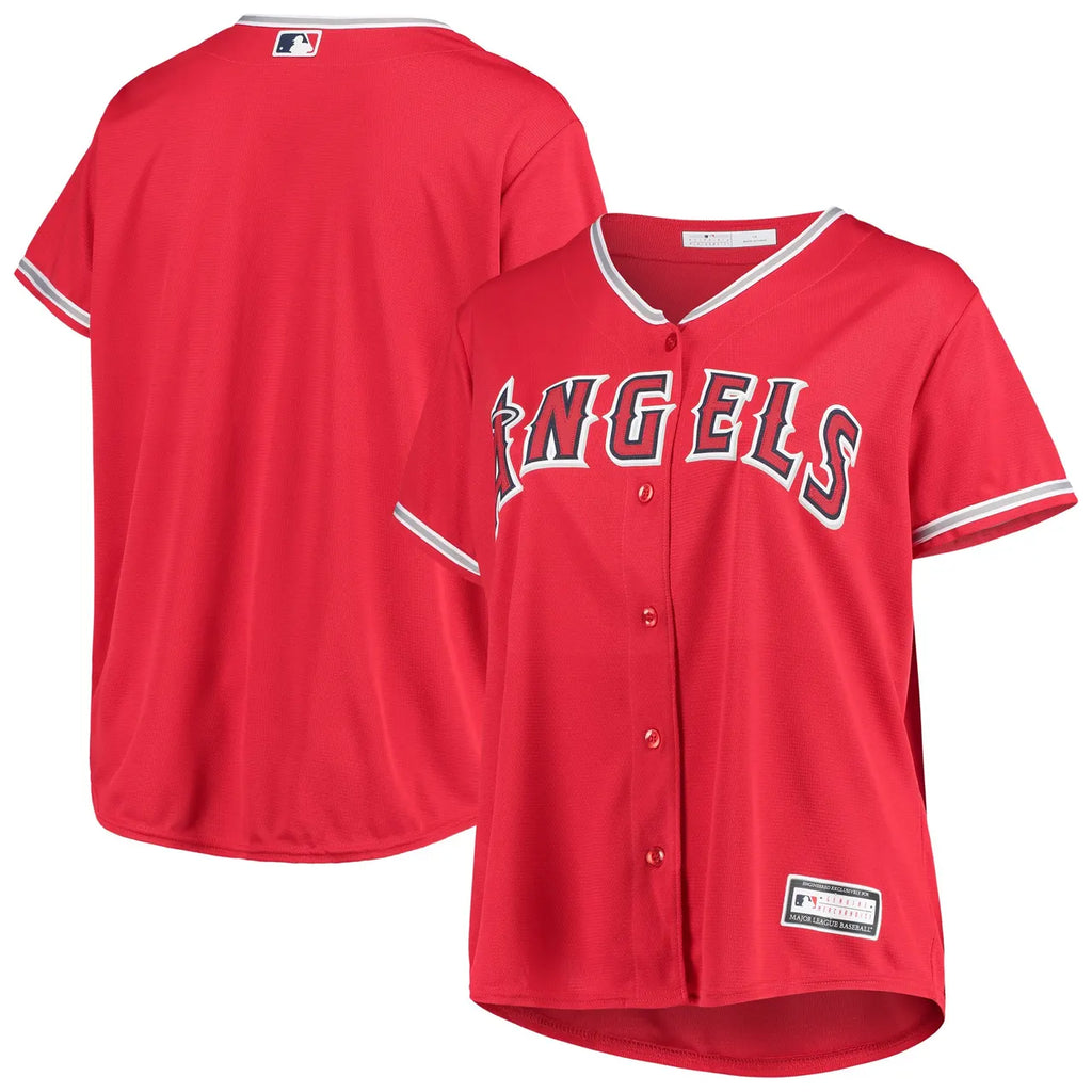 Angels Women's Red Jersey - Hình 2