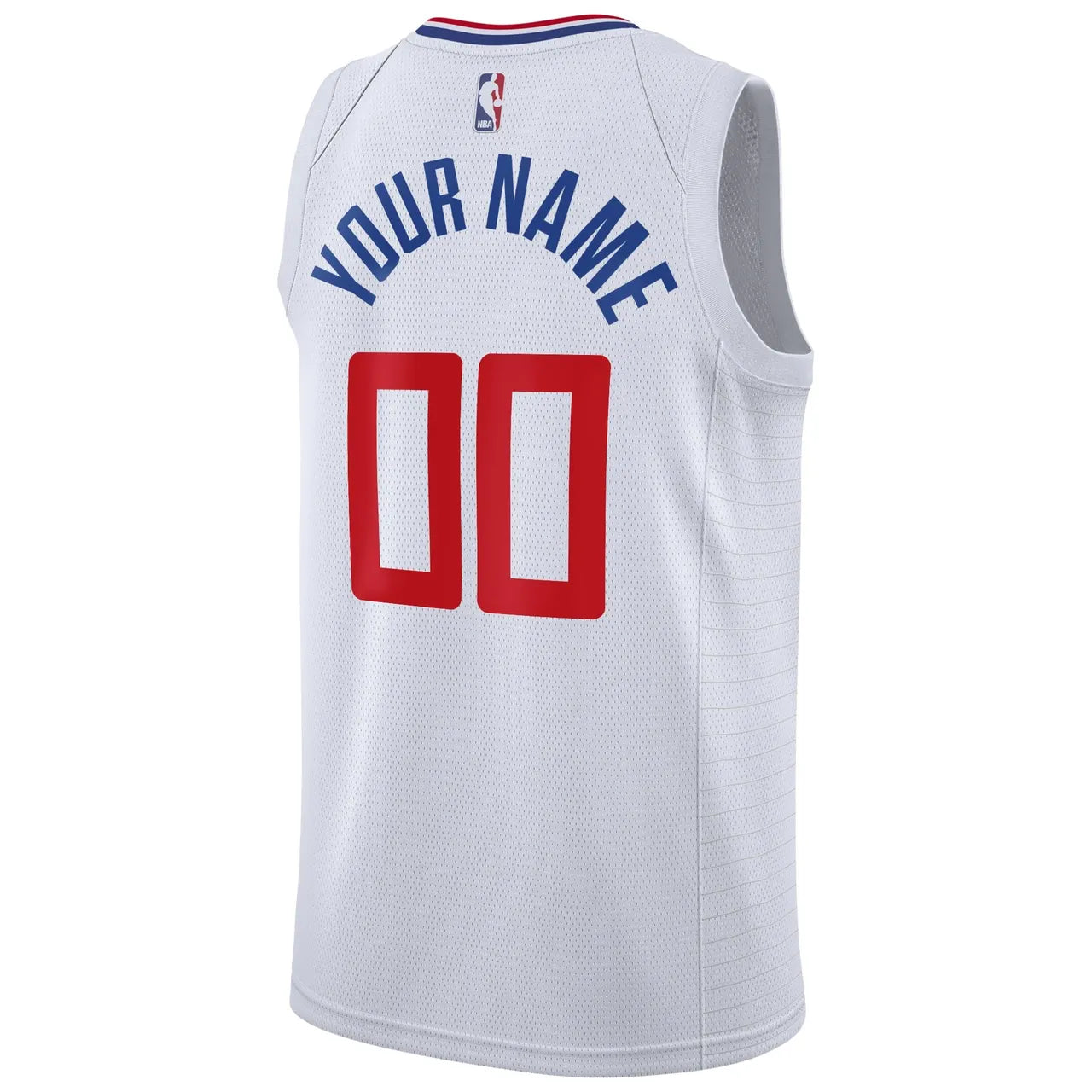 Clippers White Custom Jersey nike - Hình 3