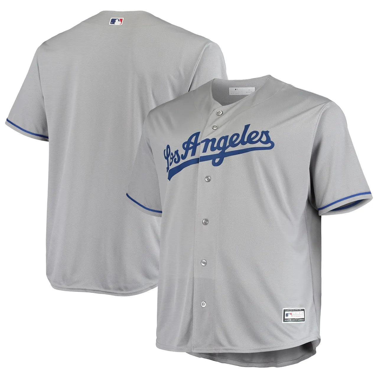 Majestic Dodgers Gray Road Jersey