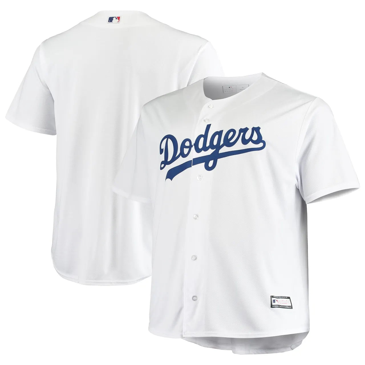 Majestic Dodgers White Home Jersey