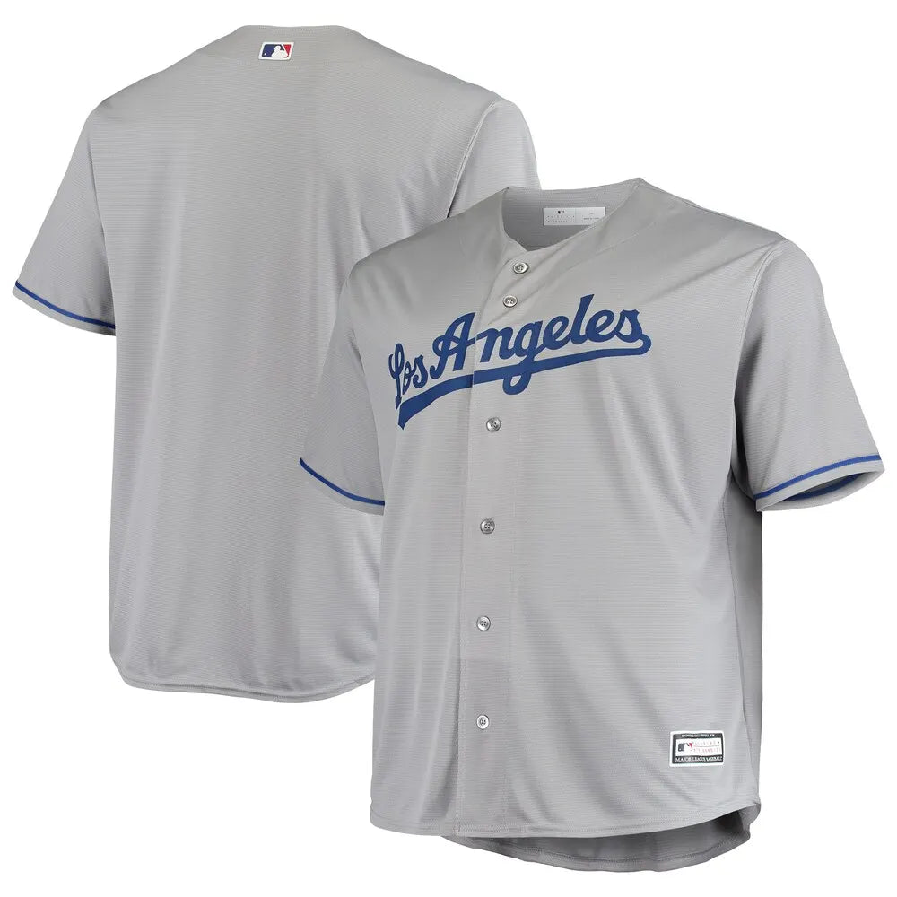 fanatics Dodgers Gray Road Jersey