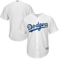 home Majestic Dodgers White Jersey