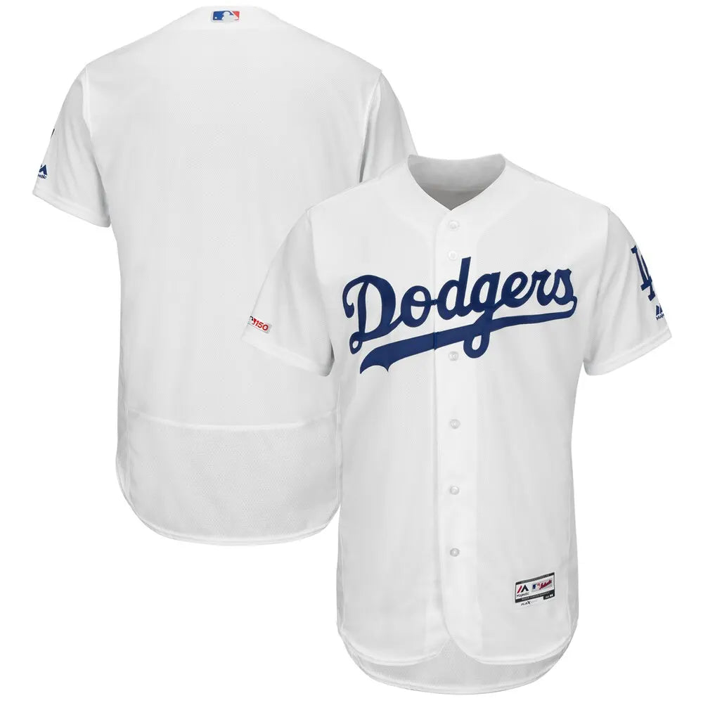 Majestic Dodgers White Jersey authentic