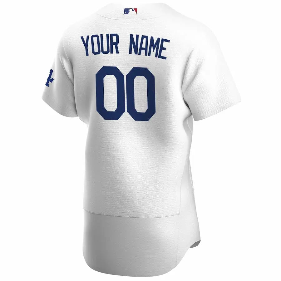 personalize Nike Dodgers White Custom Jersey - Hình 3