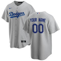 nike Dodgers Gray Custom Jersey