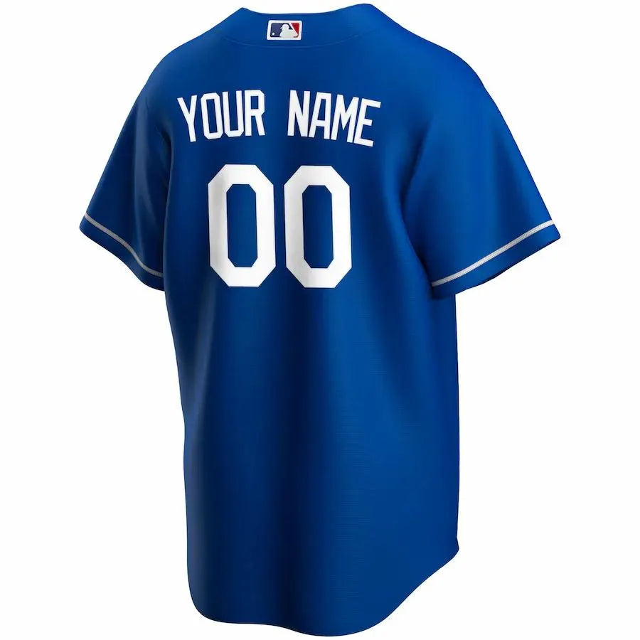 nike Dodgers Blue Custom Jersey - Hình 3