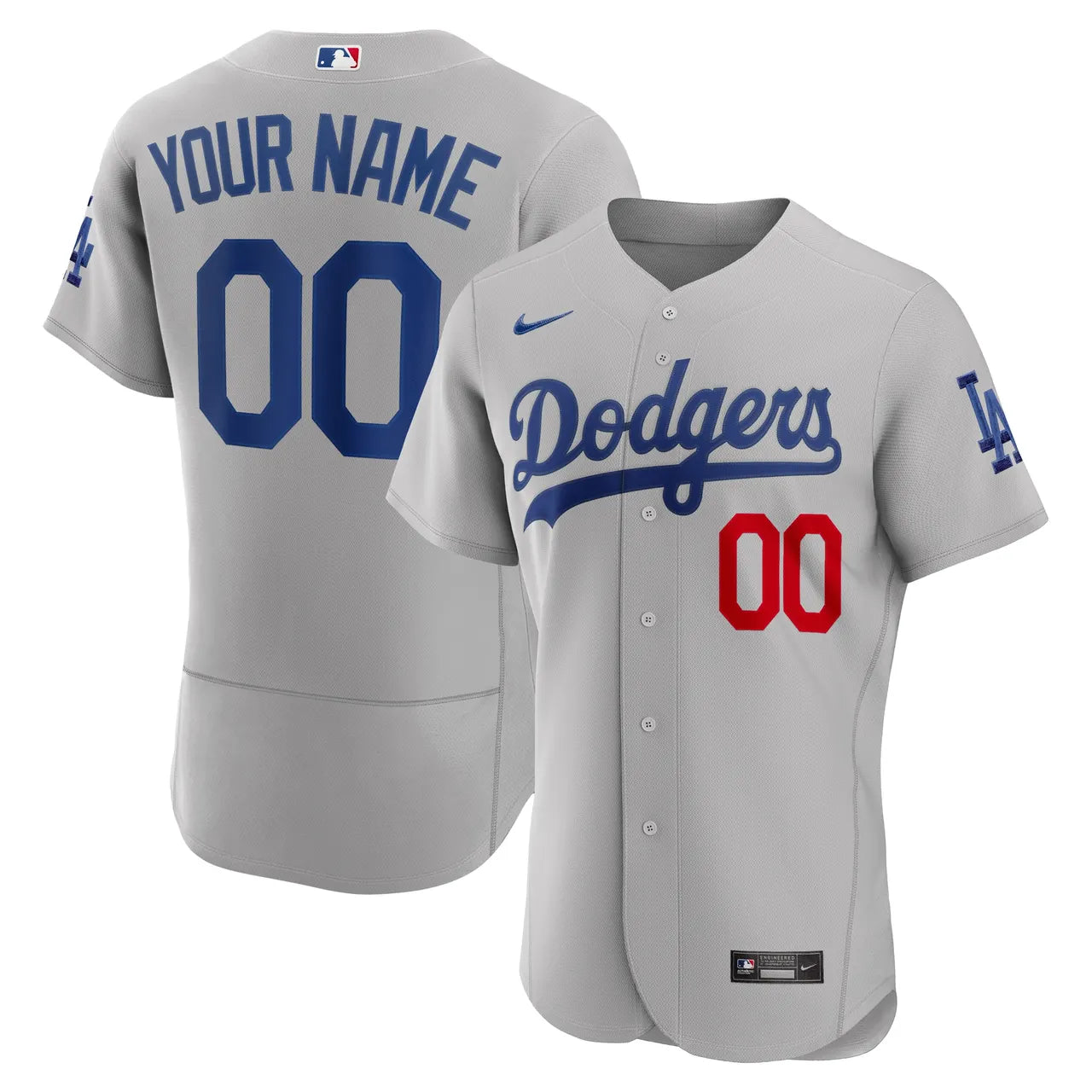 Dodgers Gray Road Custom