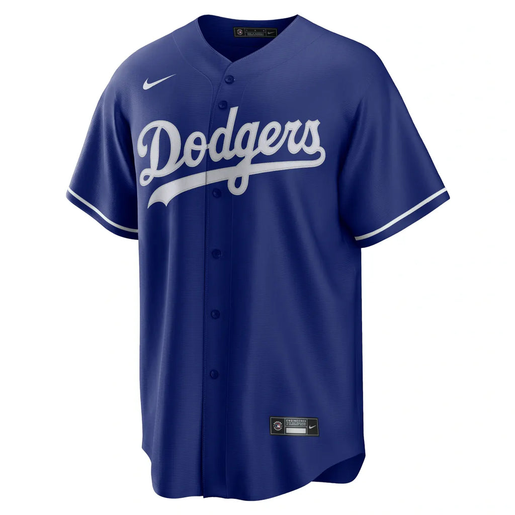 nike authentic Dodgers Royal Blue Jersey - Hình 3