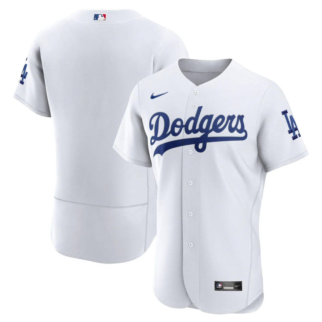 nike authentic Dodgers White Home Jersey - Hình 2