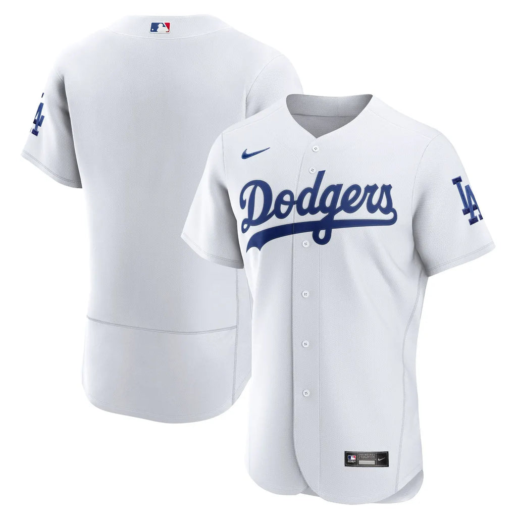 nike authentic Dodgers White Home Jersey