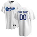 Nike Dodgers White Custom Jersey