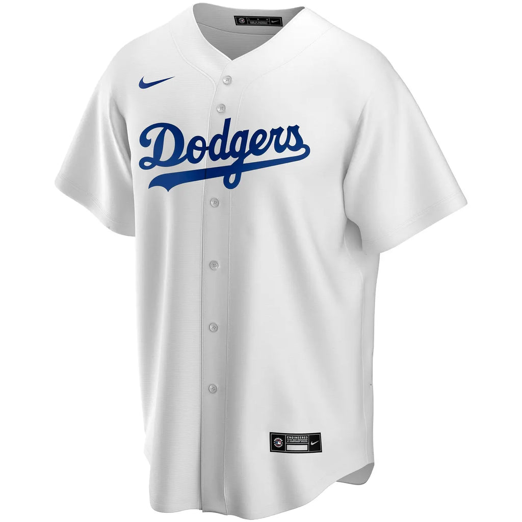 Nike Dodgers White Custom Jersey - Hình 3