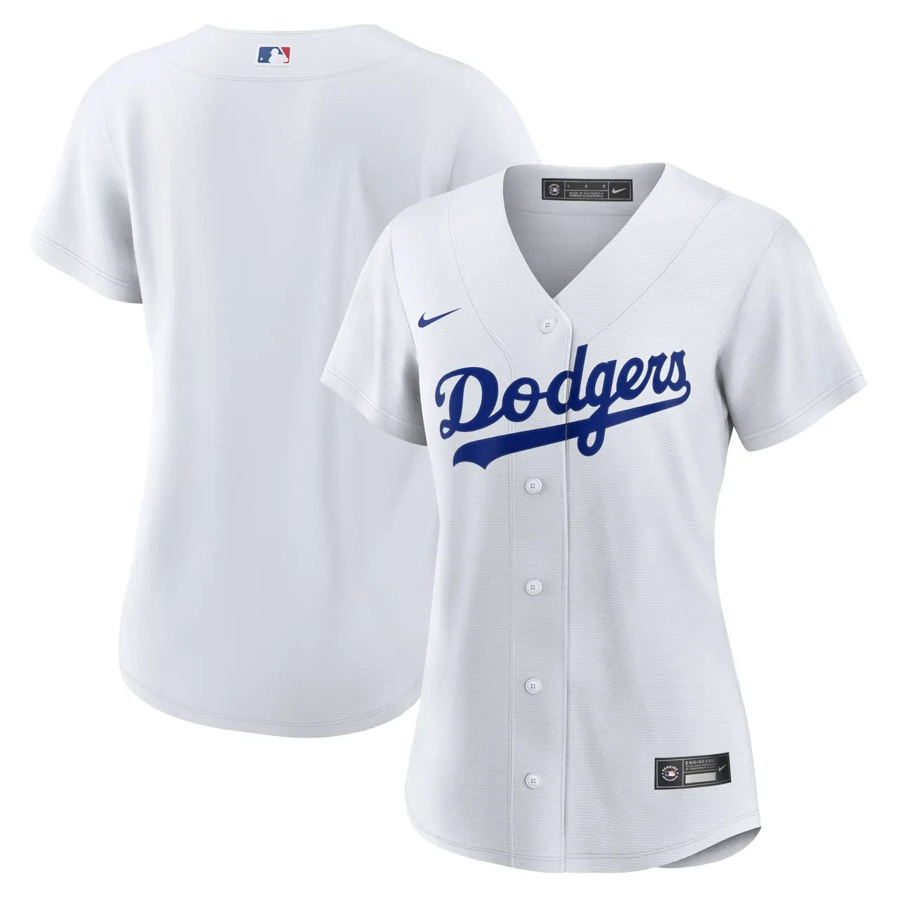 Dodgers White Replica Jersey - Hình 2