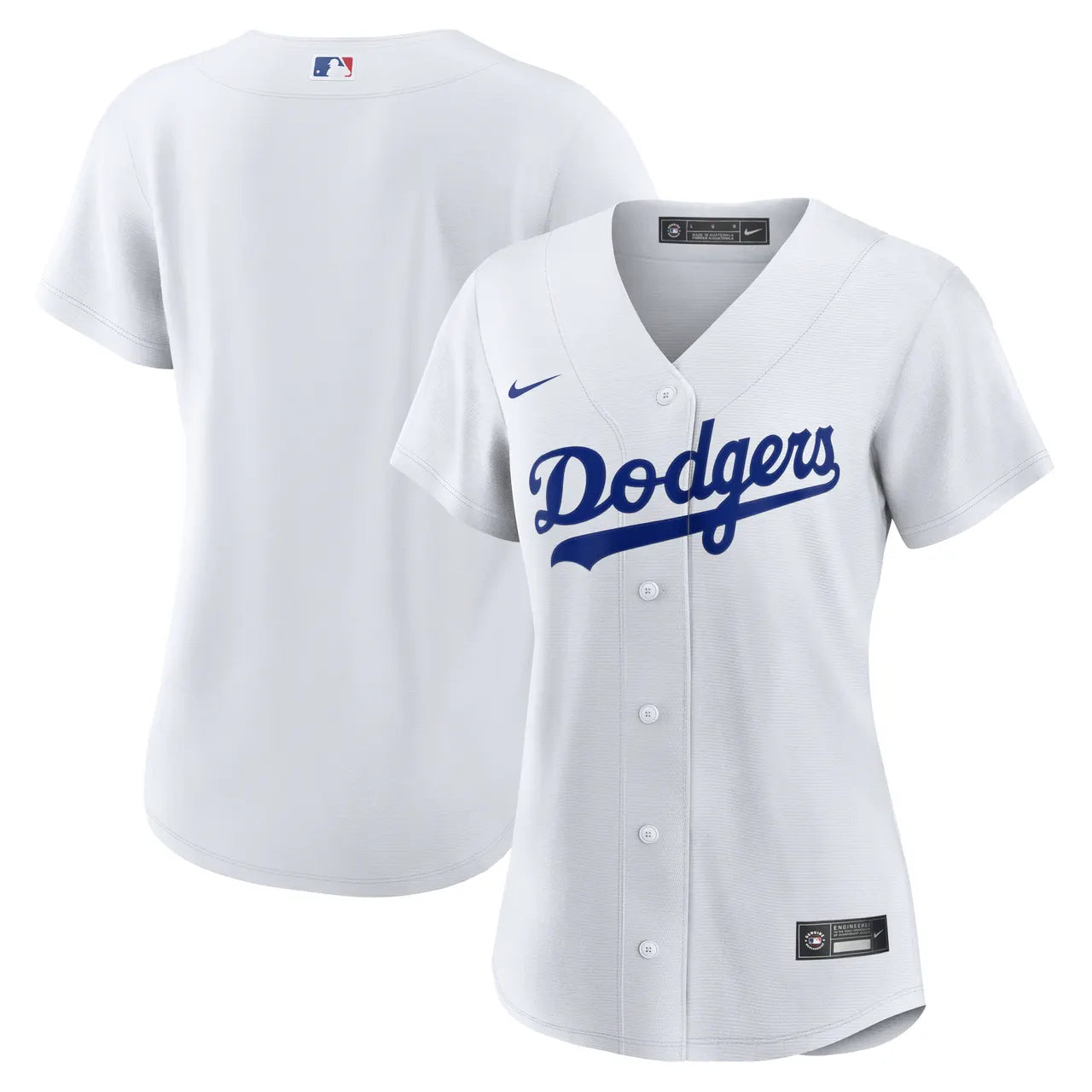 Nike Dodgers White Women's Jersey