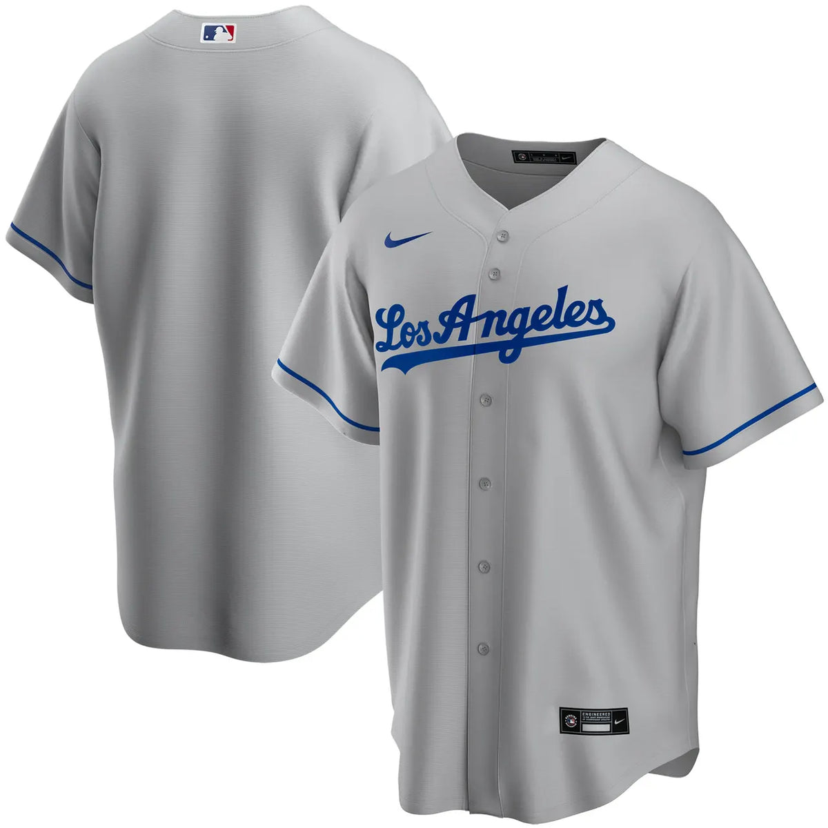 Dodgers Gray Road Jersey nike - Hình 2
