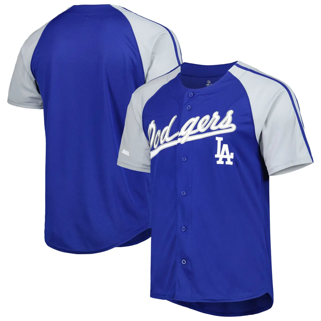 Dodgers Blue Raglan Jersey - Hình 2