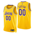 nike icon Lakers Gold Custom Jersey