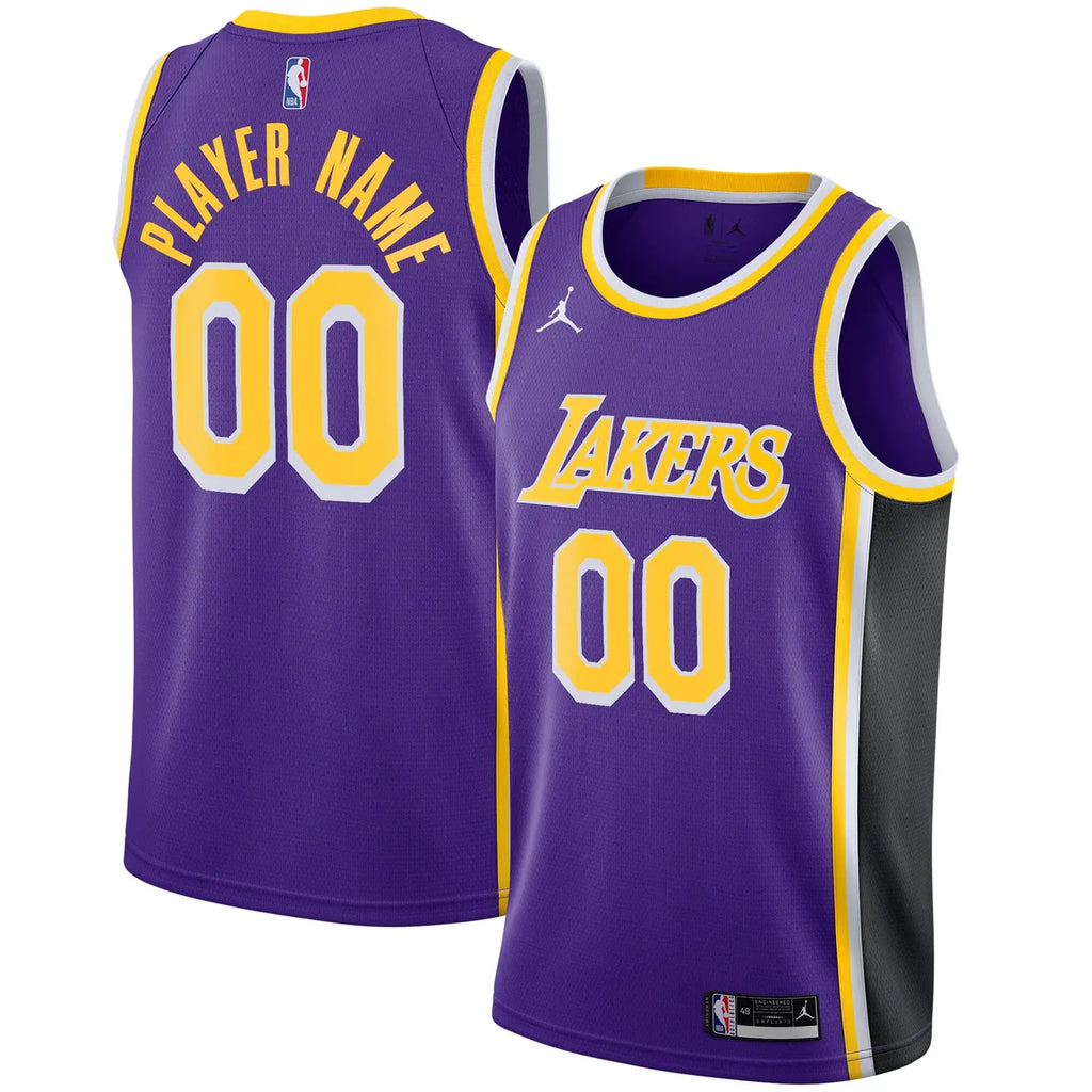 Purple Lakers Jordan Jersey - Hình 2