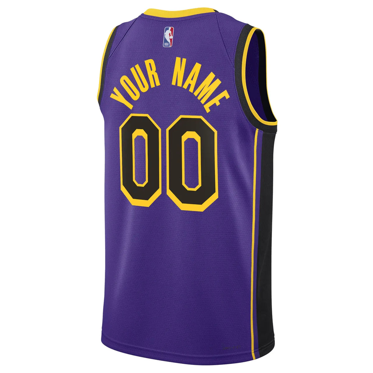 custom Jordan Lakers Purple Jersey - Hình 4