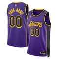 custom Jordan Lakers Purple Jersey