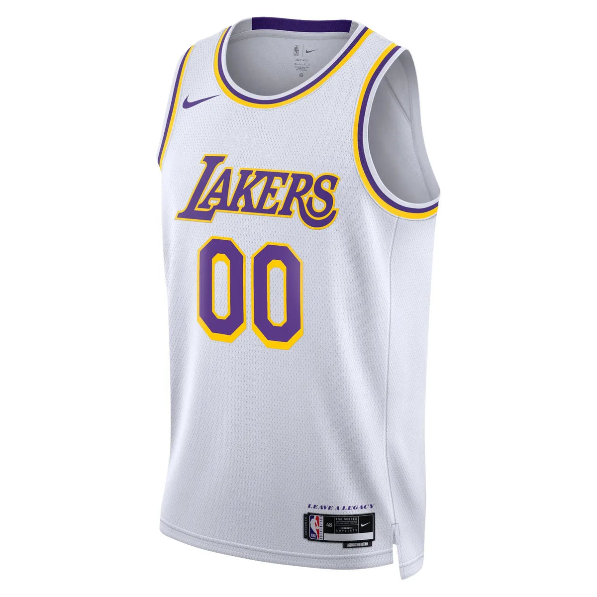 association Lakers White Custom Jersey Nike - Hình 2