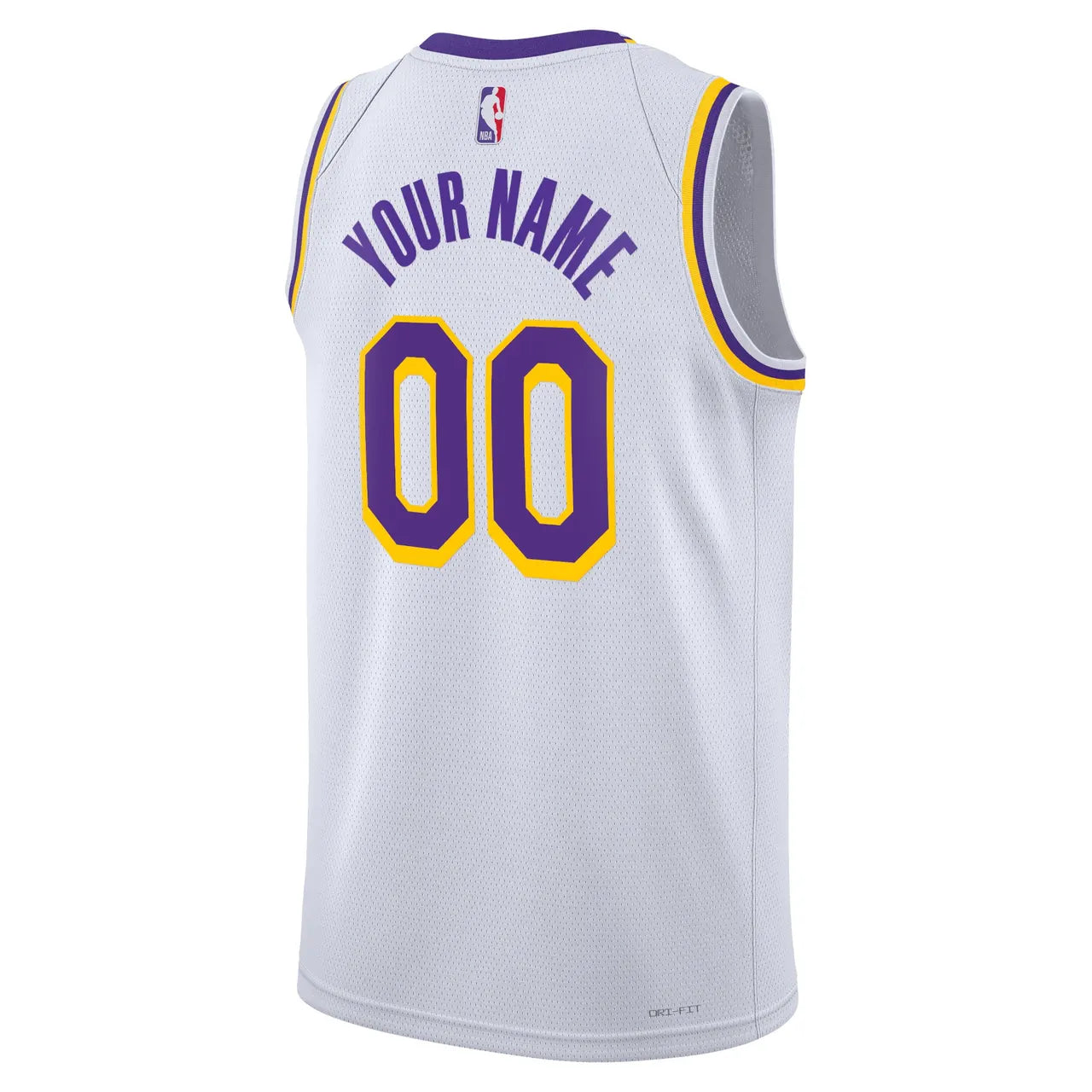 association Lakers White Custom Jersey Nike - Hình 3