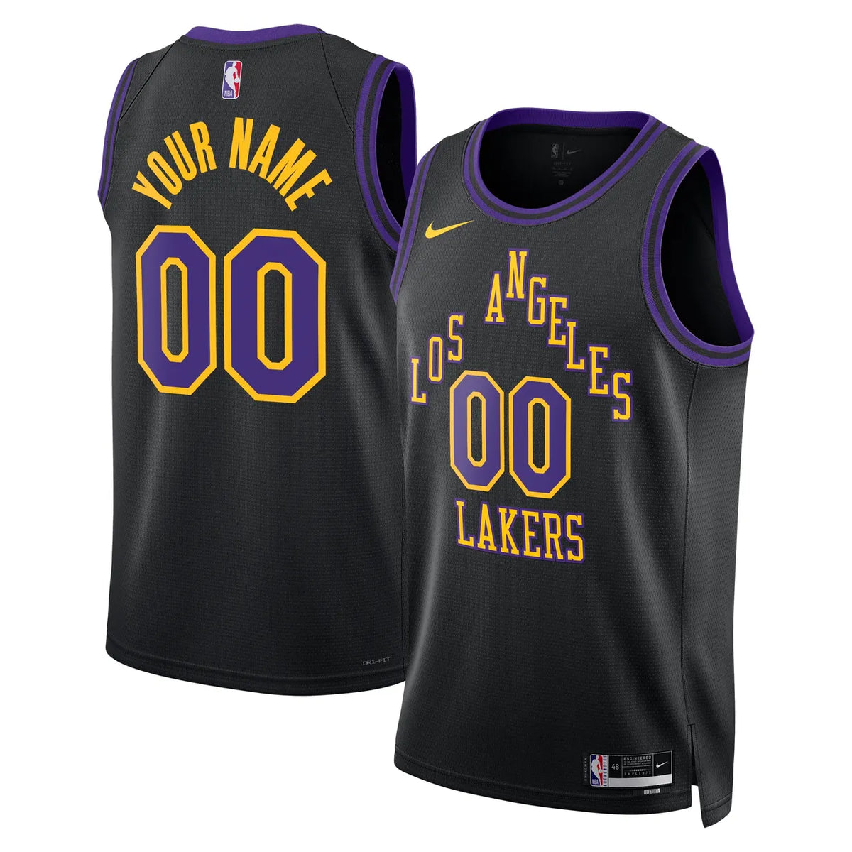 Lakers Black City Jersey