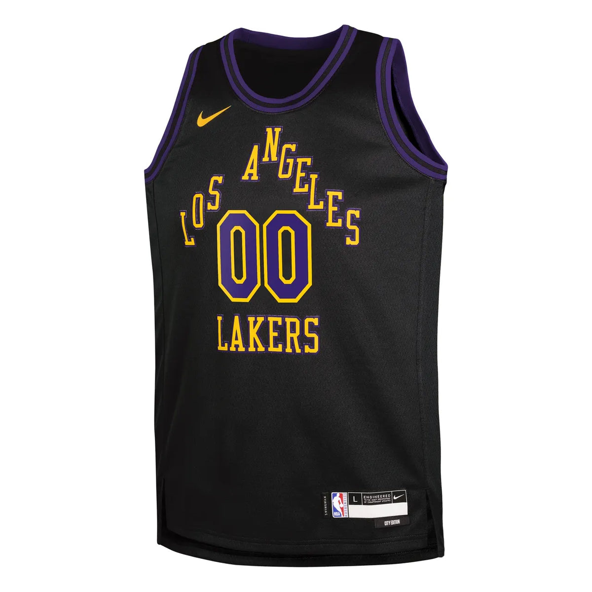 Lakers Black City Jersey - Hình 2