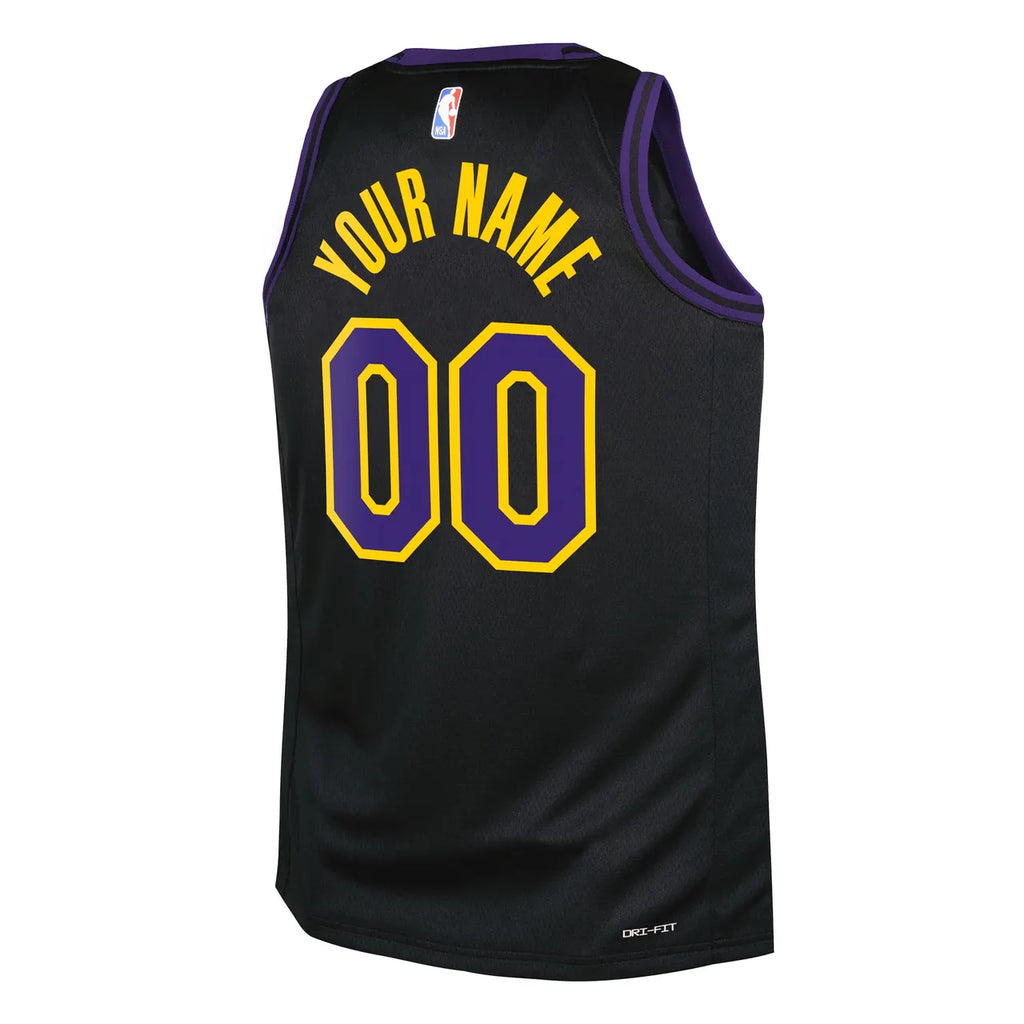 Lakers Black City Jersey - Hình 3