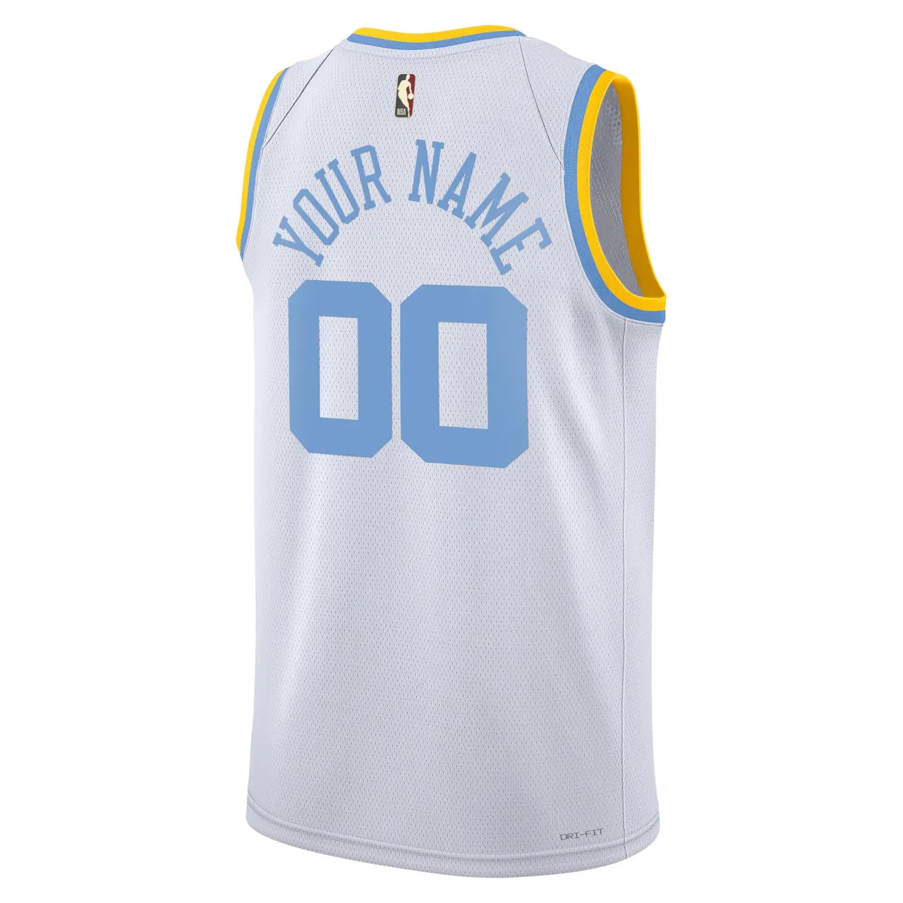 city Nike Lakers White Jersey - Hình 3