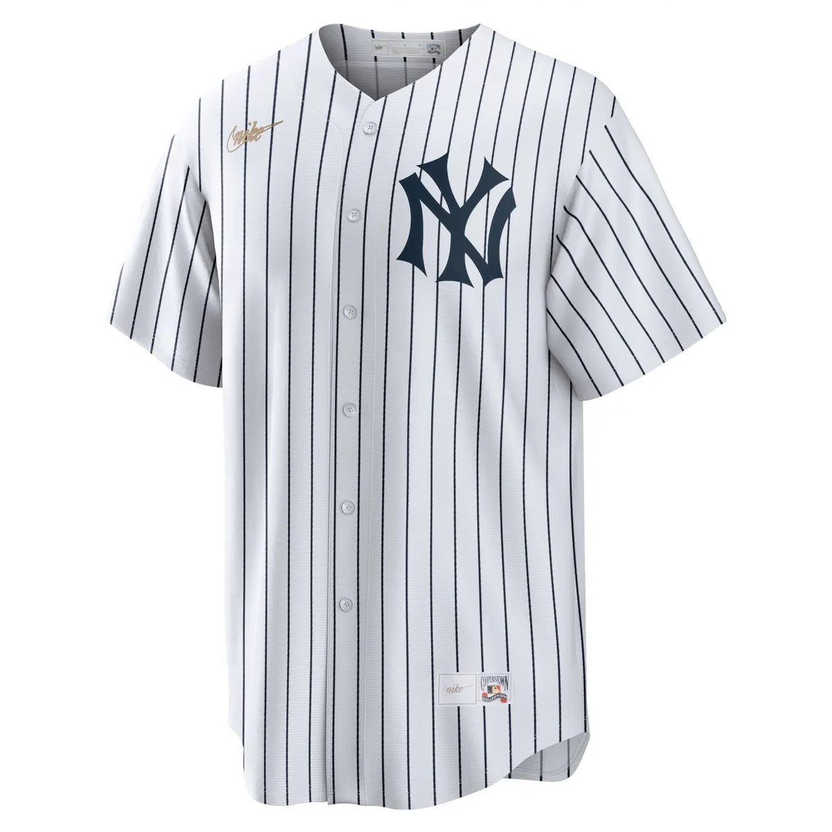 cooperstown Nike Gehrig Yankees Pinstripe Jersey - Hình 2