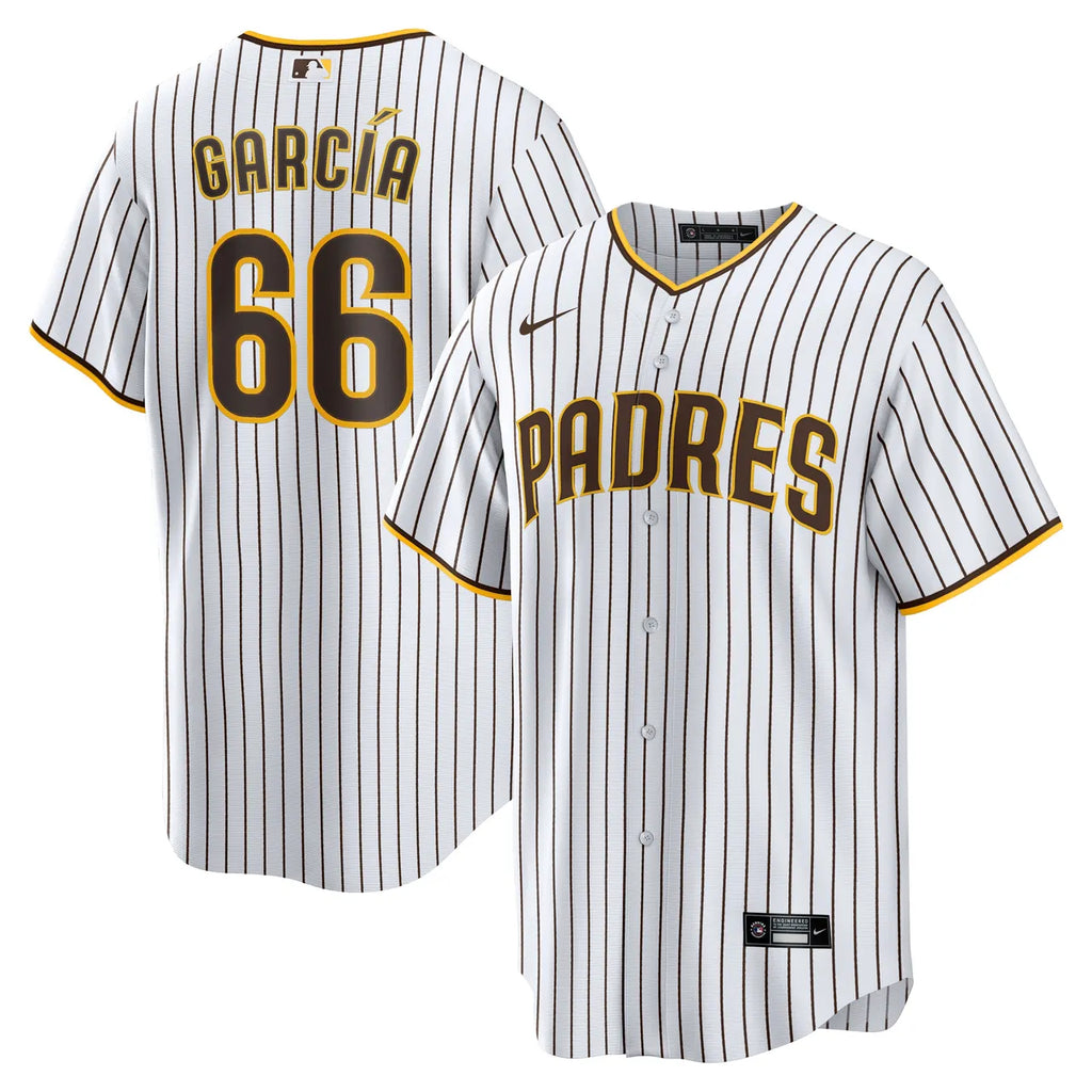 Nike Garcia Padres Pinstripe Jersey - Hình 2
