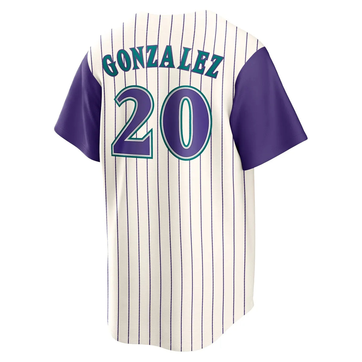 Diamondbacks Gonzalez Throwback Jersey - Hình 4