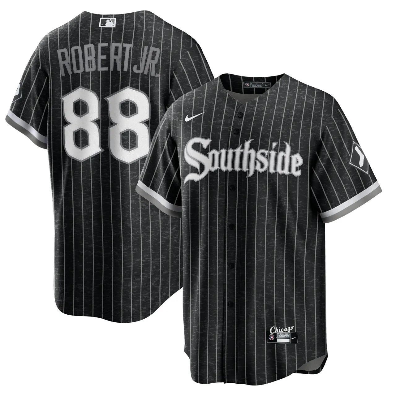 Nike White Sox Robert Jr Jersey - Hình 2