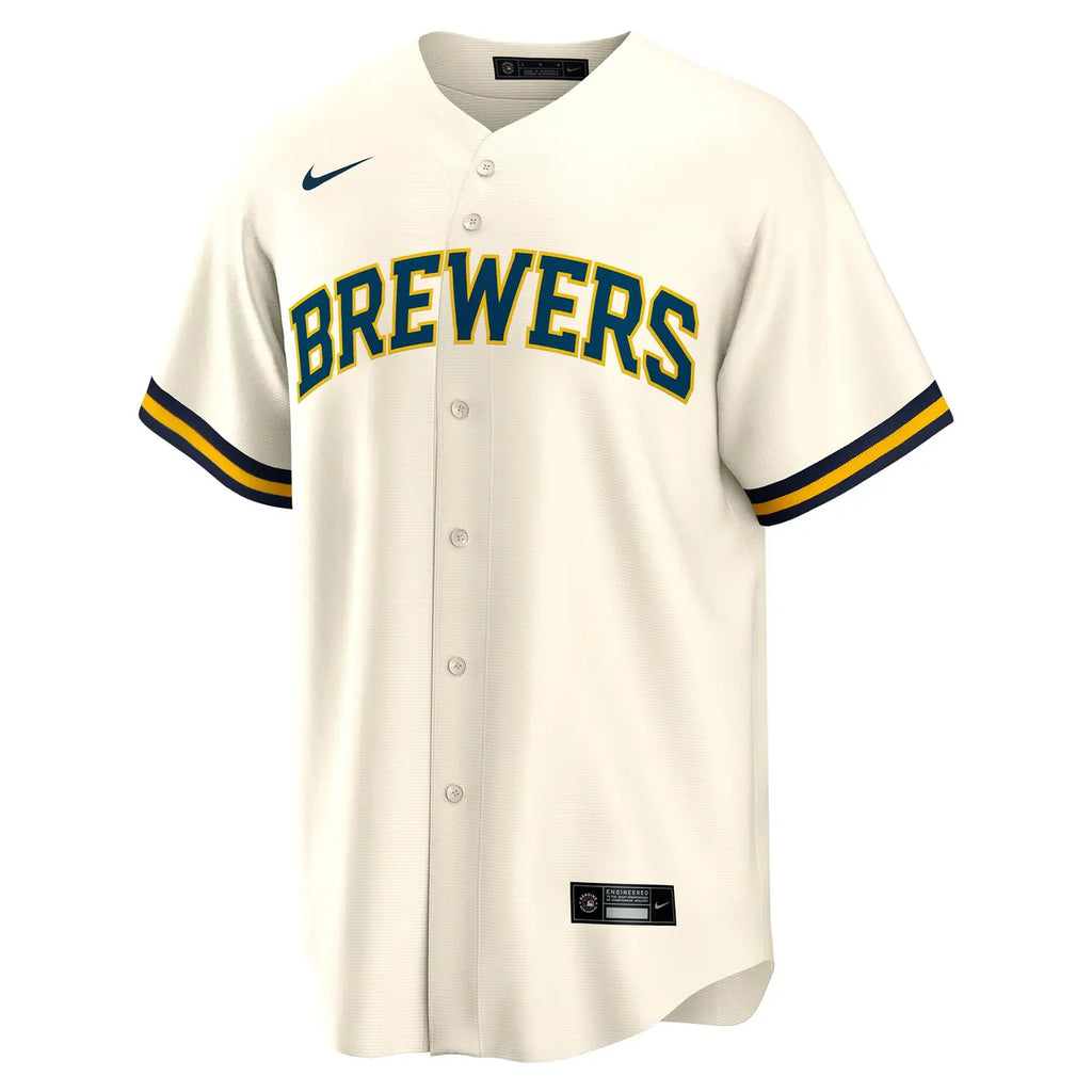 Nike Urias Brewers Cream Jersey - Hình 3