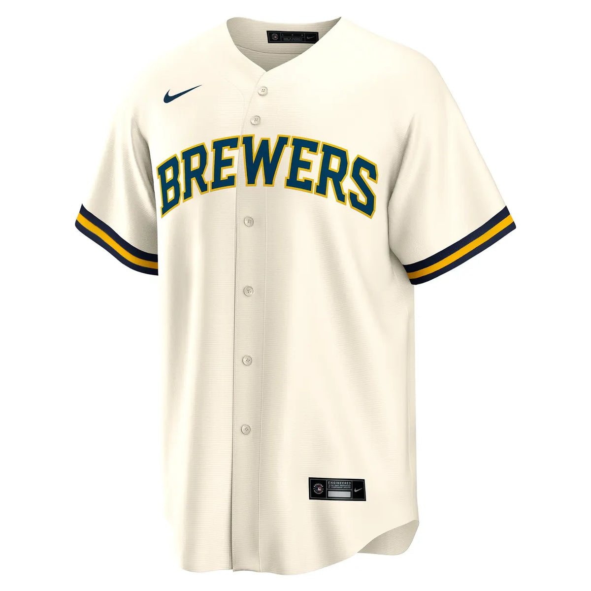 Nike Urias Brewers Cream Jersey - Hình 3