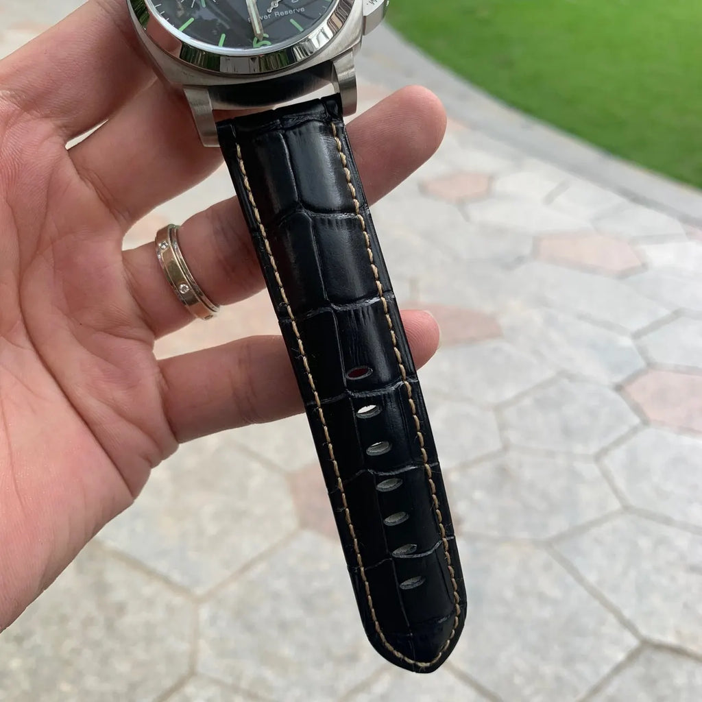 Panerai Luminor Black Dial Leather - Hình 4