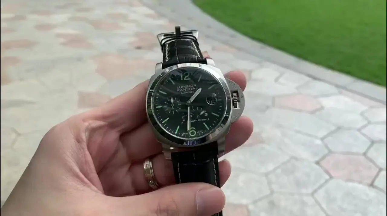 Panerai Luminor Black Dial Leather
