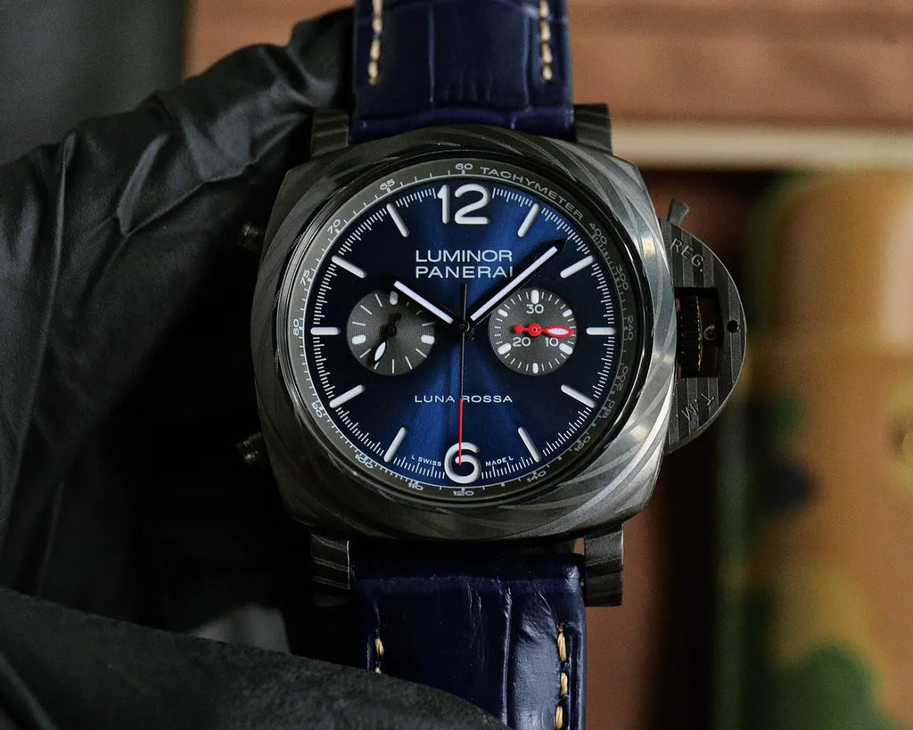 blue Panerai Luminor Luna Rossa - Hình 3