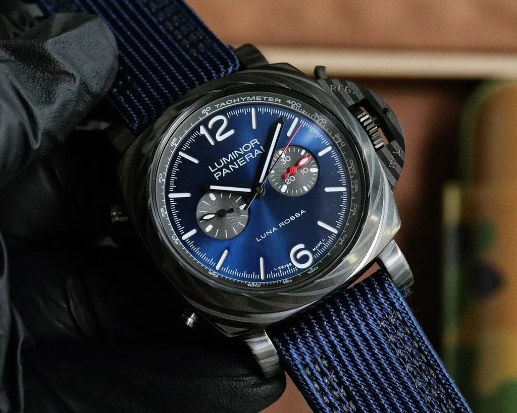 blue Panerai Luminor Luna Rossa - Hình 2